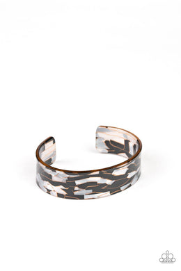 Glaze Daze - Black Cuff Bracelet