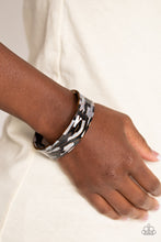 Load image into Gallery viewer, Glaze Daze - Black Cuff Bracelet