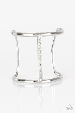 Diamond Deity - White Cuff Bracelet