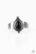 Load image into Gallery viewer, Mineral Minimalist - Black Ring