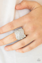 Load image into Gallery viewer, Scandalous Shimmer - White Ring