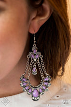 Load image into Gallery viewer, Unique Chic - Purple Earrings