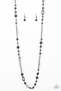 Make An Appearance - Black Necklace