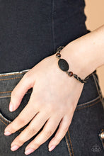 Load image into Gallery viewer, On The Home Front - Black Sliding Knot Bracelet