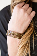 Load image into Gallery viewer, Road Pilot - Brown Snap Bracelet