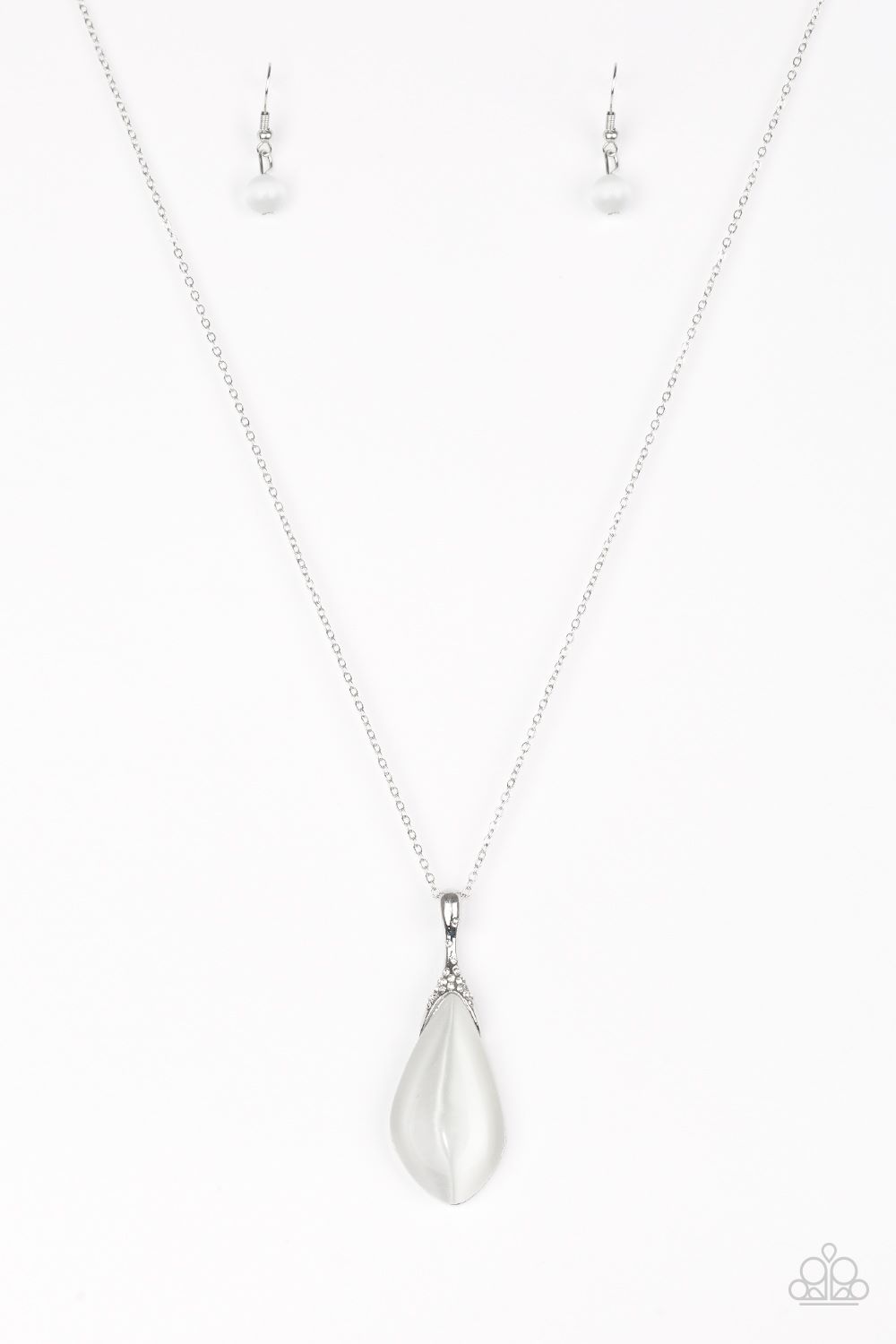 Friends In GLOW Places - White Necklace