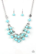 Load image into Gallery viewer, Seaside Soiree - Blue Necklace