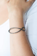 Load image into Gallery viewer, Bending Over Backwards - Black Gunmetal Bracelet