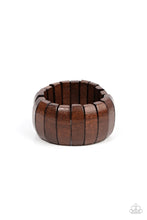 Load image into Gallery viewer, Boardwalk Bonanza - Brown Stretchy Bracelet