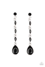 Load image into Gallery viewer, Must Love Diamonds - Black Post Earrings