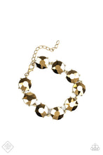 Load image into Gallery viewer, Fabulously Flashy - Brass Bracelet