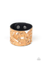 Load image into Gallery viewer, Cork Congo - White Snap Bracelet