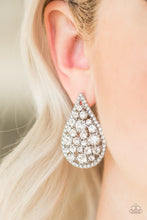 Load image into Gallery viewer, REIGN-Storm - White Post Earrings