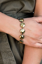 Load image into Gallery viewer, Fabulously Flashy - Brass Bracelet