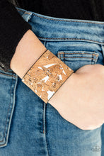 Load image into Gallery viewer, Cork Congo - White Snap Bracelet