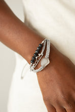 Load image into Gallery viewer, Climbing Mountains - Black Bracelet