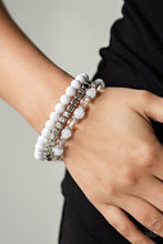 Load image into Gallery viewer, Globetrotter Glam - White Set of Bracelets