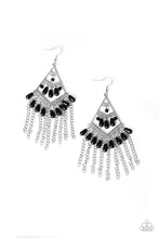 Load image into Gallery viewer, Trending Transcendence - Black Earrings