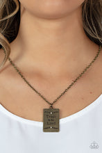 Load image into Gallery viewer, All About Trust - Brass Necklace