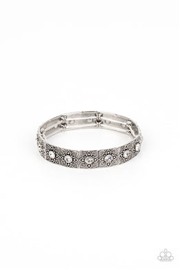 Venetian Valentine - White Bracelet
