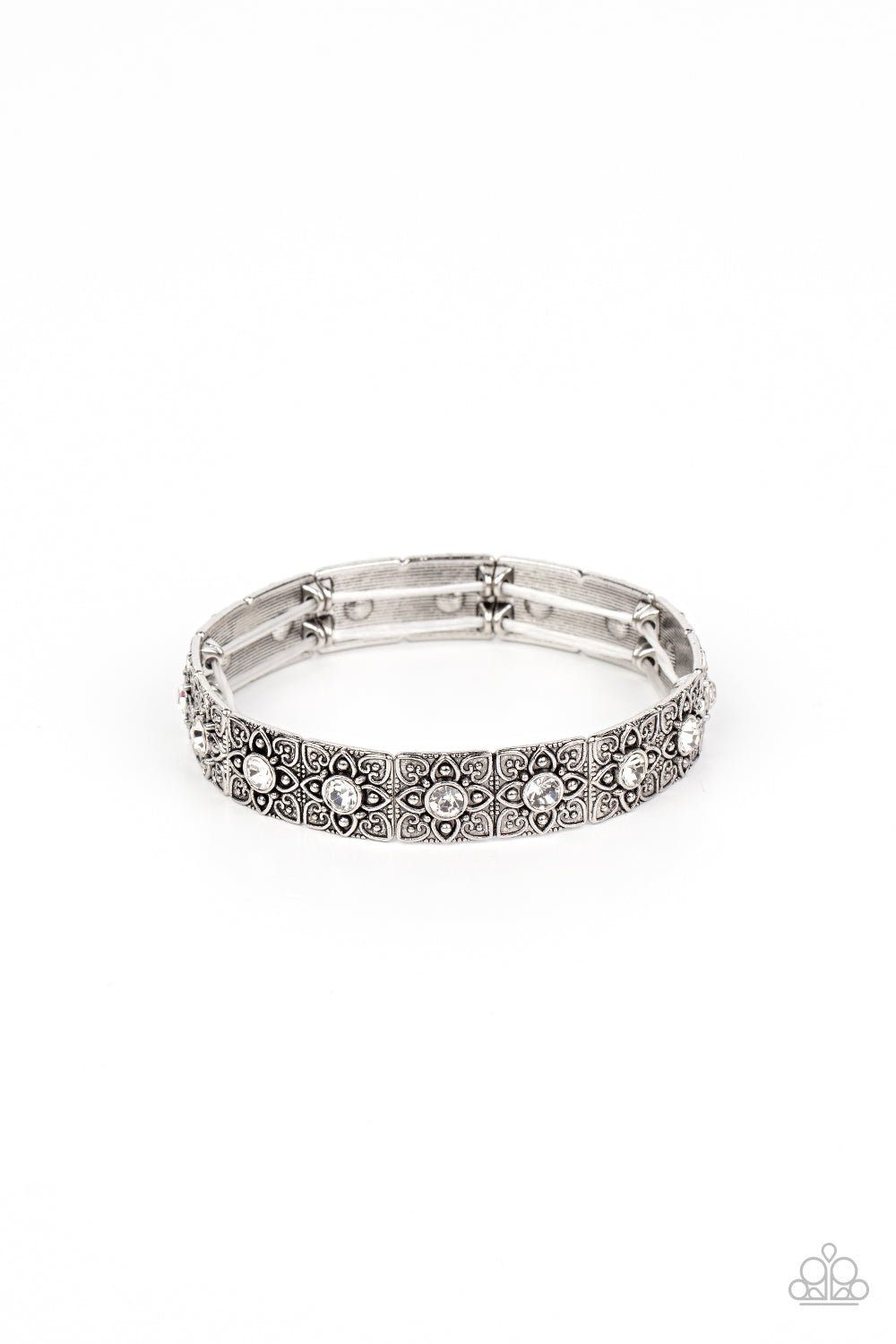 Venetian Valentine - White Bracelet