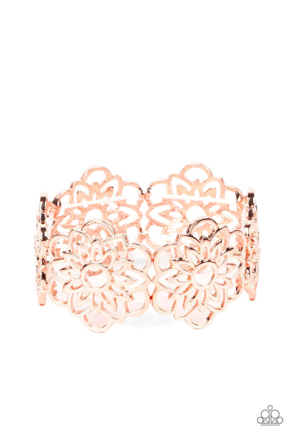 Baroque Bouquet - Rose Gold Bracelet