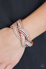 Load image into Gallery viewer, Bring On The Bling - Orange Bracelet