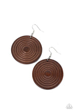 Load image into Gallery viewer, Caribbean Cymbal - Brown Earrings