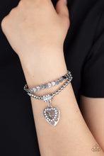 Load image into Gallery viewer, Think With Your Heart - White Set of Bracelets
