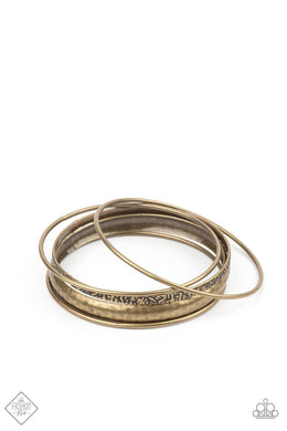 Get Into Gear - Brass Bracelets