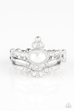 Timeless Tiaras - White Dainty Ring