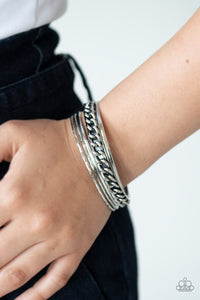 A Piece of The Action - Silver Set of Bracelets