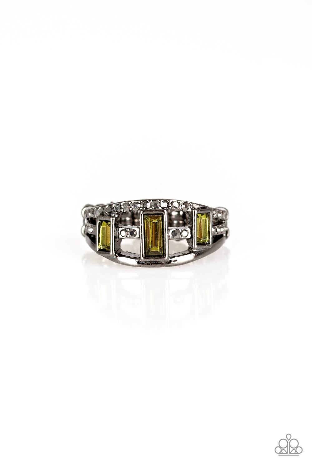 Noble Nova - Green Dainty Ring