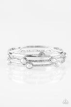 Load image into Gallery viewer, Bangle Belle - White Bracelets