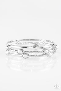 Bangle Belle - White Bracelets