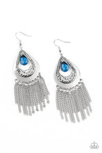 Load image into Gallery viewer, Scattered Storms - Blue Earrings