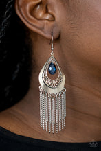 Load image into Gallery viewer, Scattered Storms - Blue Earrings