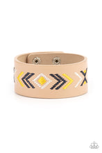 Load image into Gallery viewer, Cliff Glyphs - Yellow Bracelet