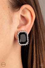 Load image into Gallery viewer, Insta Famous - Black Clip-On Earrings