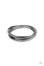 Load image into Gallery viewer, Trending in Tread - Black Gunmetal Bracelet