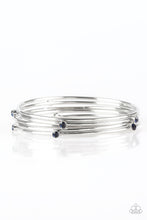 Load image into Gallery viewer, Delicate Decadence - Blue Bangle Bracelets