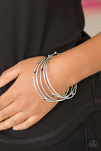 Load image into Gallery viewer, Delicate Decadence - Blue Bangle Bracelets