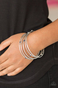 Delicate Decadence - Blue Bangle Bracelets
