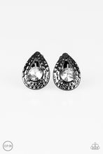Load image into Gallery viewer, Elite Edge - Black Gunmetal Clip-On Earrings