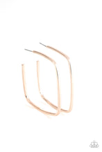 Load image into Gallery viewer, Brazen Beauty - Rose Gold Hoop Earrings