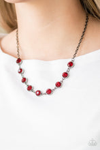 Load image into Gallery viewer, Starlit Socials - Red Necklace