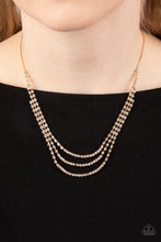 Load image into Gallery viewer, Surreal Sparkle - Gold Necklace