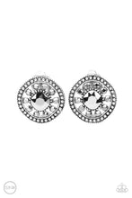 Load image into Gallery viewer, Dazzling Definition - Silver Clip-On Earrings