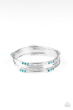 Load image into Gallery viewer, Stackable Sparkle - Blue Set of Bracelets