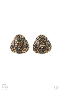 Gorgeously Galleria - Brass Earrings